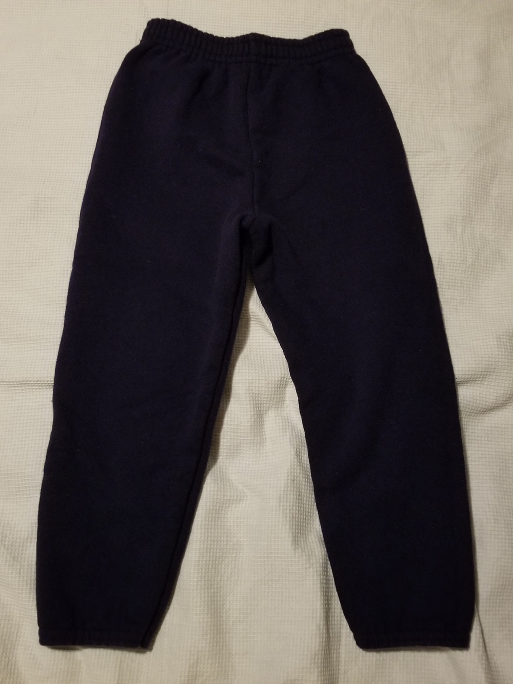 Hanes Premium Kid's 4T Navy Blue Fleece Sweatpants With Elastic Waistband
